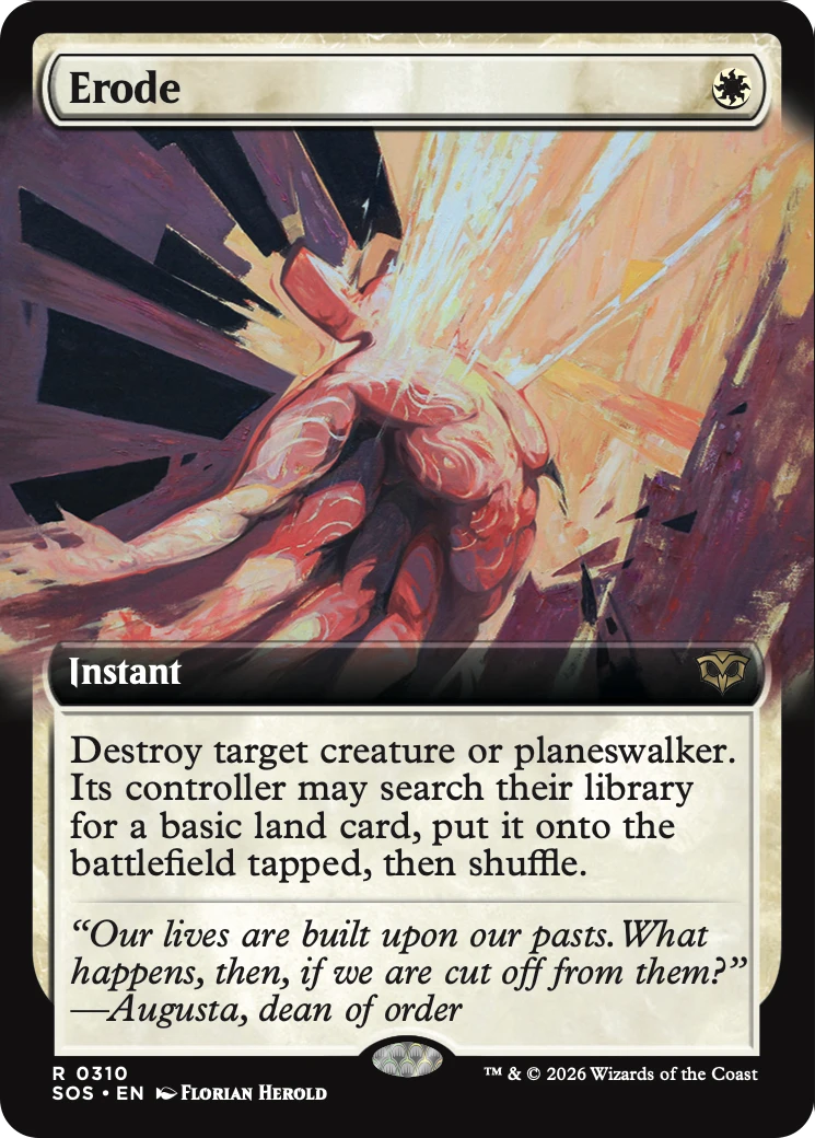 Erode (Extended Art) [Secrets of Strixhaven] | Total Play