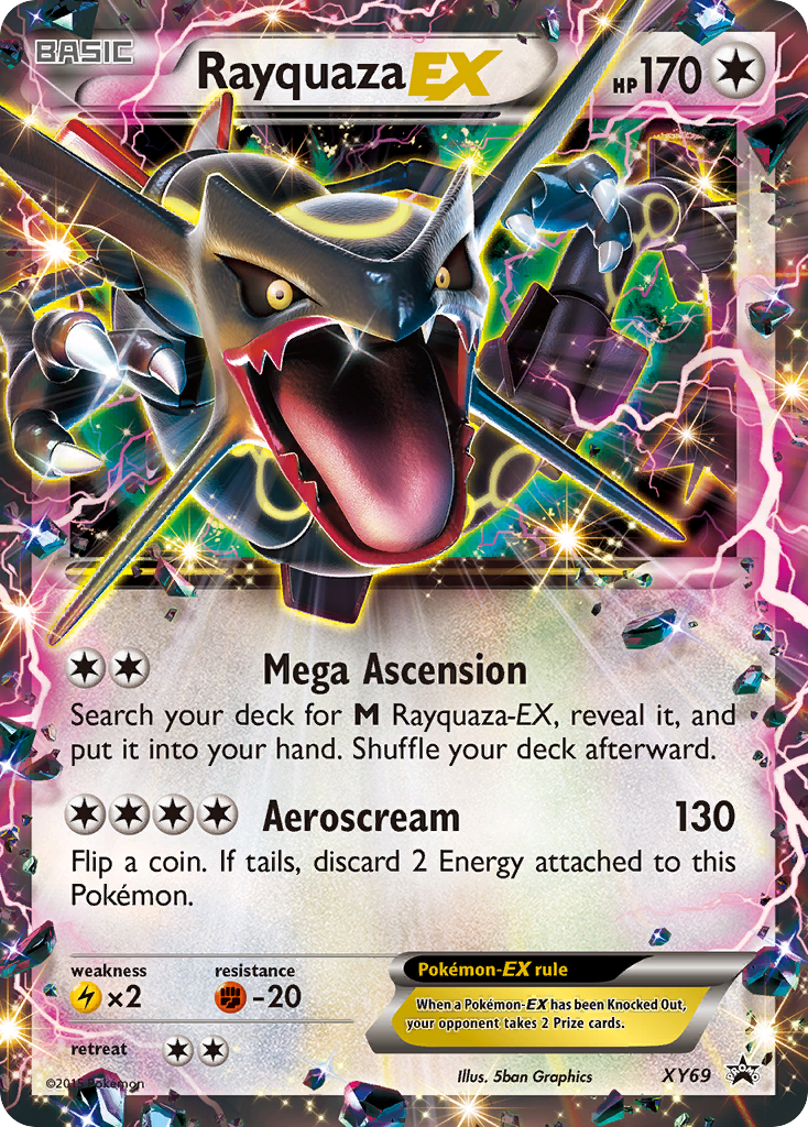 Rayquaza EX (XY69) (Shiny) [XY: Black Star Promos] | Total Play