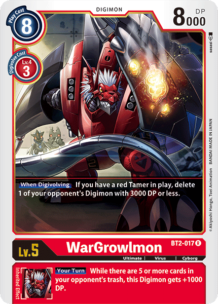WarGrowlmon [BT2-017] [Release Special Booster Ver.1.0] | Total Play