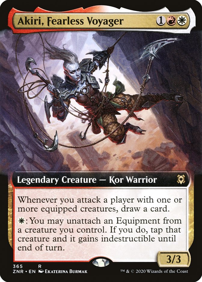 Akiri, Fearless Voyager (Extended Art) [Zendikar Rising] | Total Play