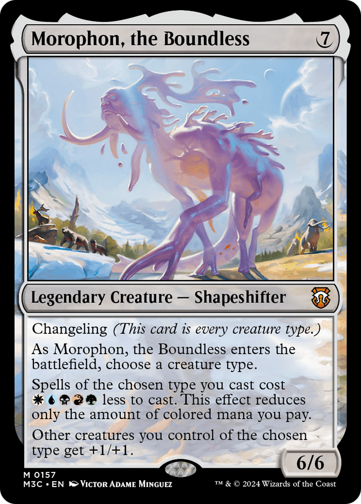 Morophon, the Boundless (Ripple Foil) [Modern Horizons 3 Commander] | Total Play