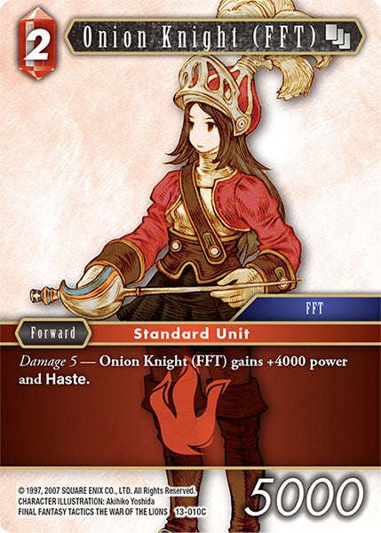 Onion Knight (FFT) [Opus XIII: Crystal Radiance] | Total Play