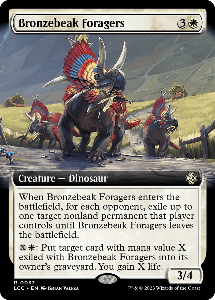 Bronzebeak Foragers (Extended Art) [The Lost Caverns of Ixalan Commander] | Total Play