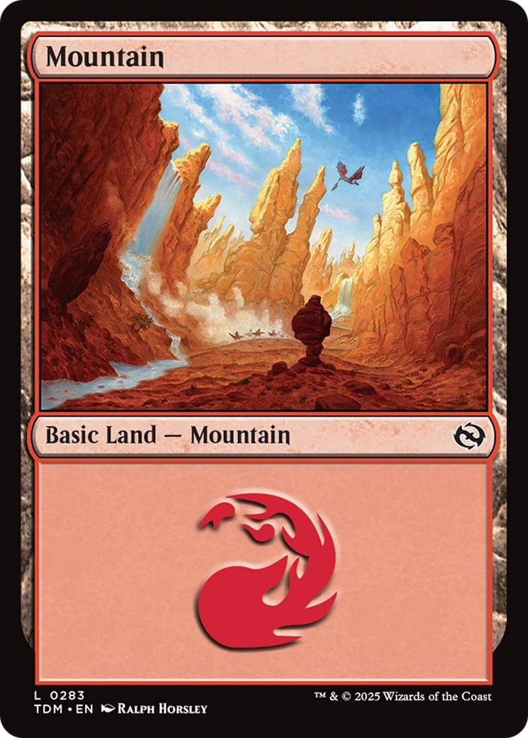 Mountain (0283) [Tarkir: Dragonstorm] | Total Play