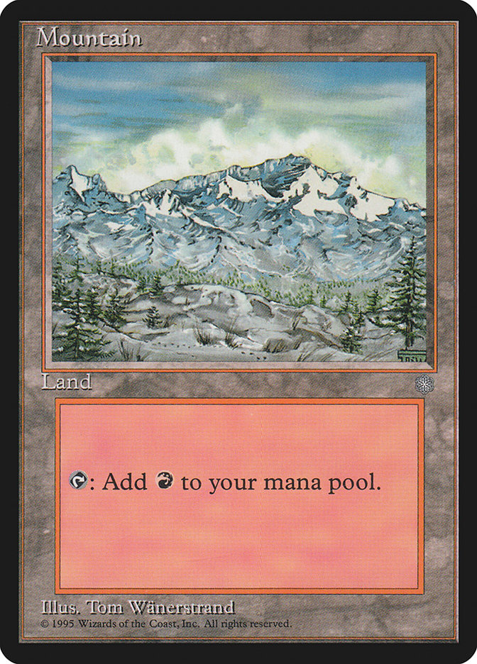 Mountain (Trees Visible / Signature on Right) [Ice Age] | Total Play