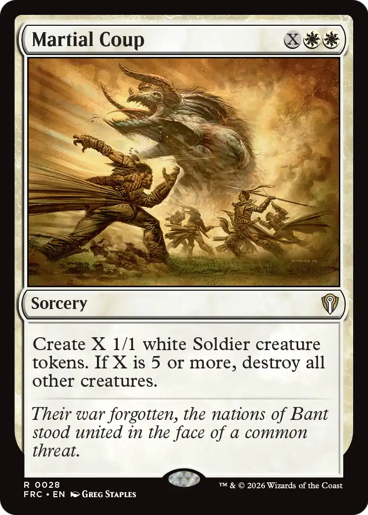Martial Coup [Reality Fracture Commander] | Total Play