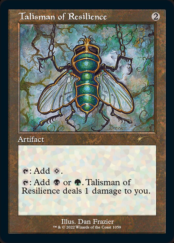 Talisman of Resilience (Foil Etched) [Secret Lair Drop Series] | Total Play