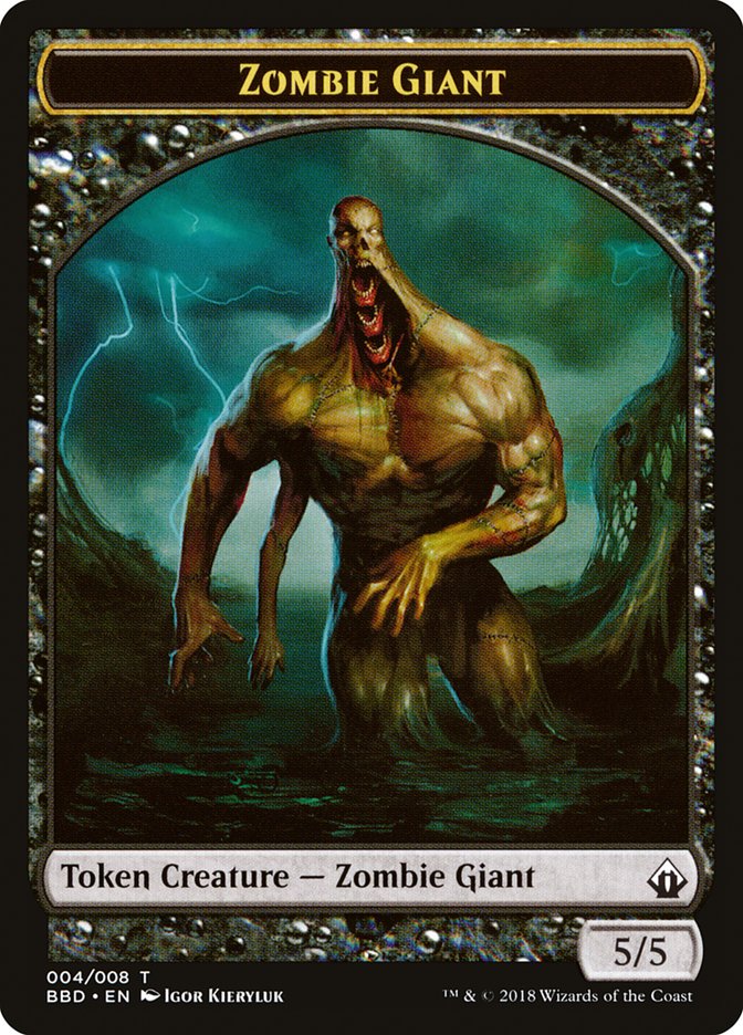 Zombie Giant Token [Battlebond Tokens] | Total Play