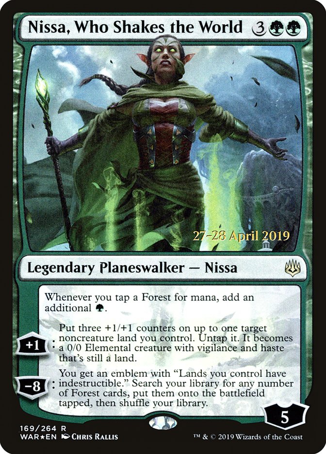 Nissa, Who Shakes the World [War of the Spark Prerelease Promos] | Total Play