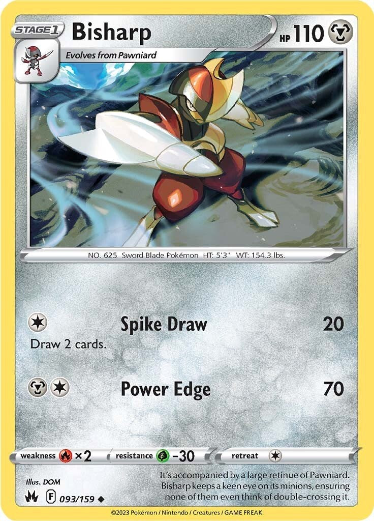 Bisharp (093/159) [Sword & Shield: Crown Zenith] | Total Play