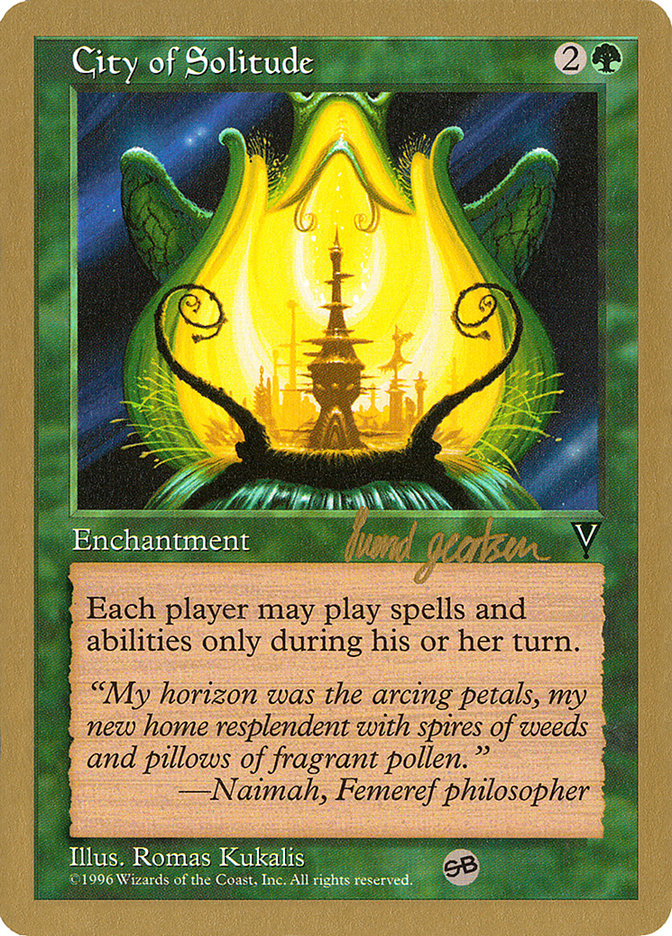 City of Solitude (Svend Geertsen) (SB) [World Championship Decks 1997] | Total Play