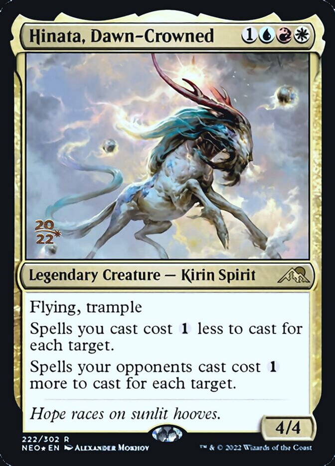 Hinata, Dawn-Crowned [Kamigawa: Neon Dynasty Prerelease Promos] | Total Play
