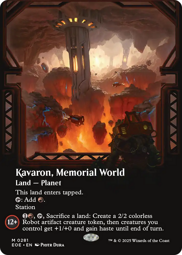 Kavaron, Memorial world (Borderless) [Edge of Eternities] | Total Play