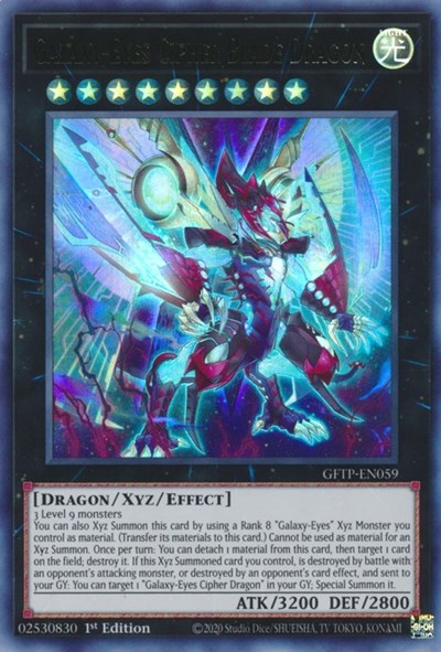 Galaxy-Eyes Cipher Blade Dragon [GFTP-EN059] Ultra Rare | Total Play