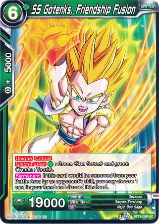 SS Gotenks, Friendship Fusion (BT11-080) [Vermilion Bloodline] | Total Play