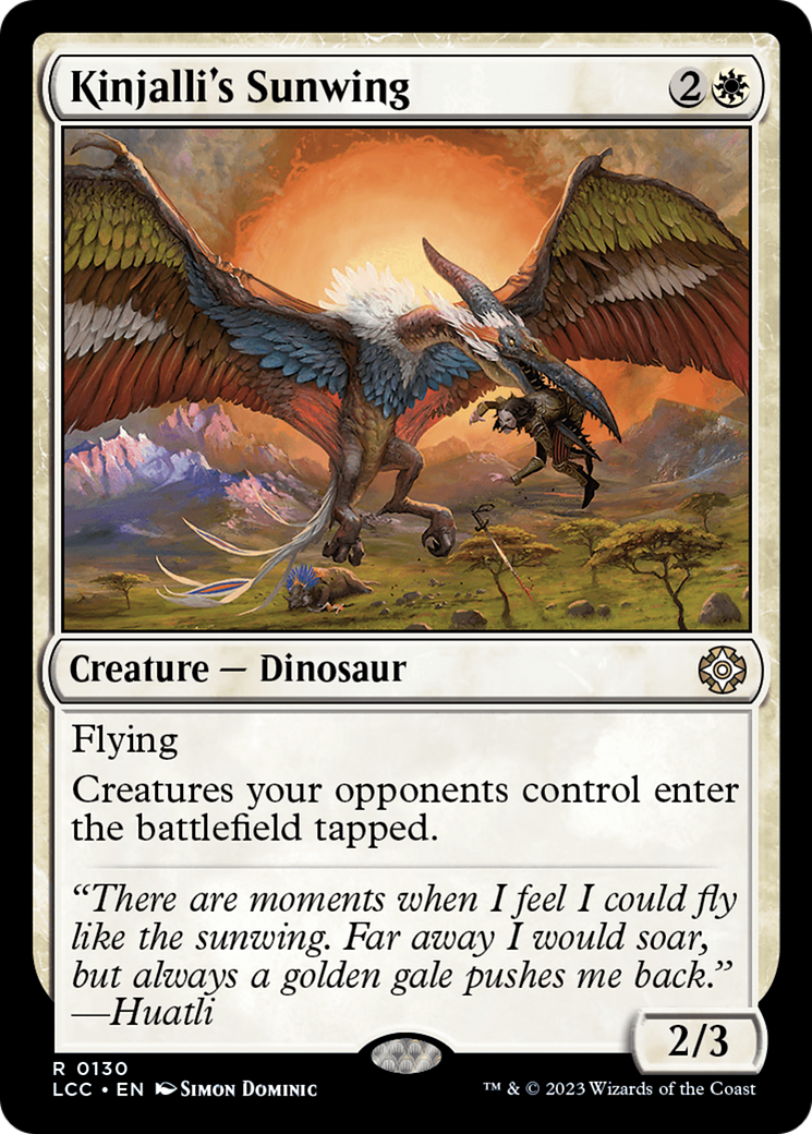 Kinjalli's Sunwing [The Lost Caverns of Ixalan Commander] | Total Play