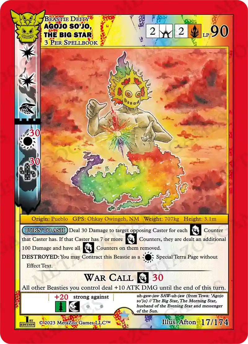 Agojo So'Jo, the Big Star [Native: First Edition] | Total Play