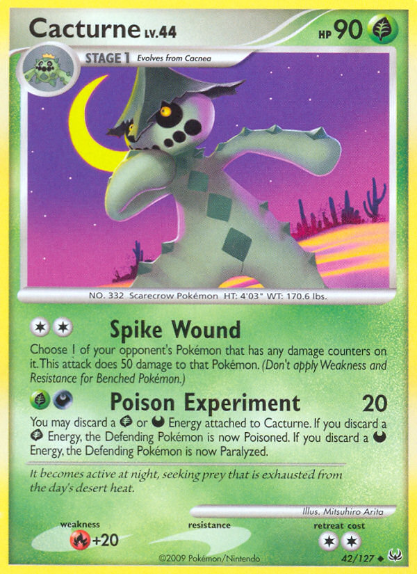Cacturne (42/127) [Platinum: Base Set] | Total Play
