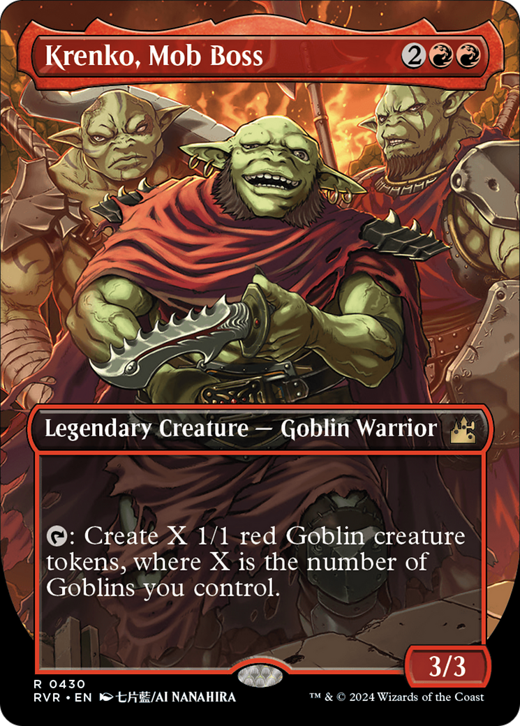 Krenko, Mob Boss (Anime Borderless) [Ravnica Remastered] | Total Play