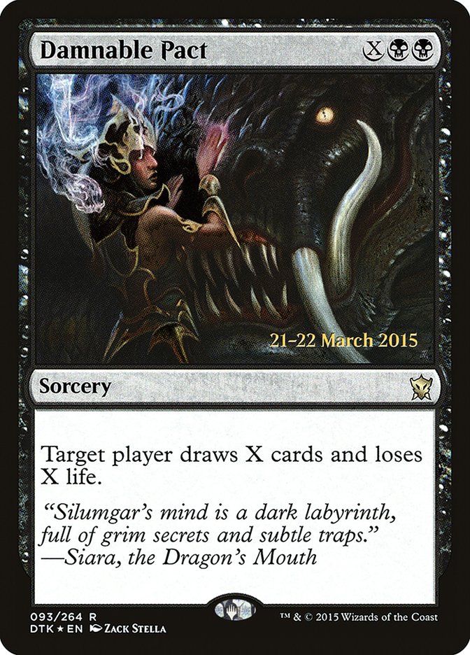 Damnable Pact [Dragons of Tarkir Prerelease Promos] | Total Play