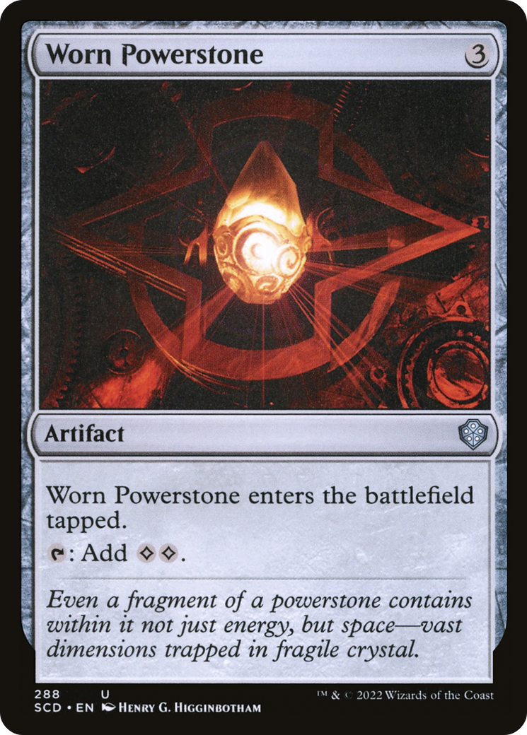 Worn Powerstone [Starter Commander Decks] | Total Play