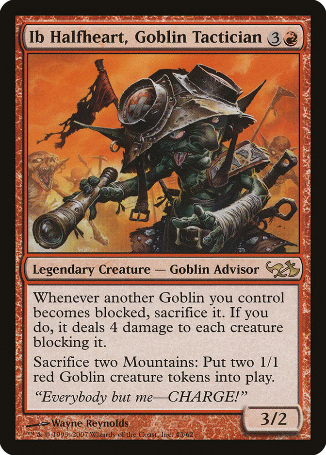 Ib Halfheart, Goblin Tactician [Duel Decks: Elves vs. Goblins] | Total Play