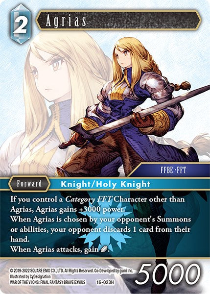 Agrias [Emissaries of Light] | Total Play