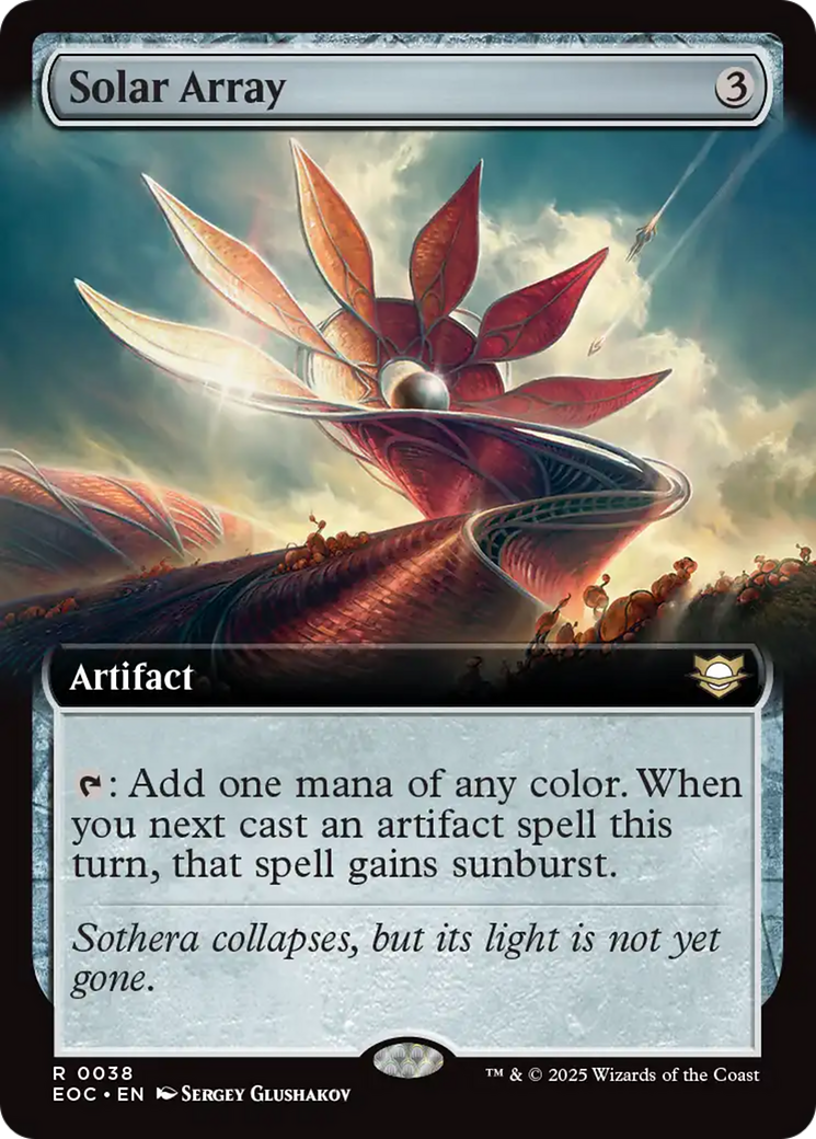 Solar Array (Extended Art) [Edge of Eternities Commander] | Total Play