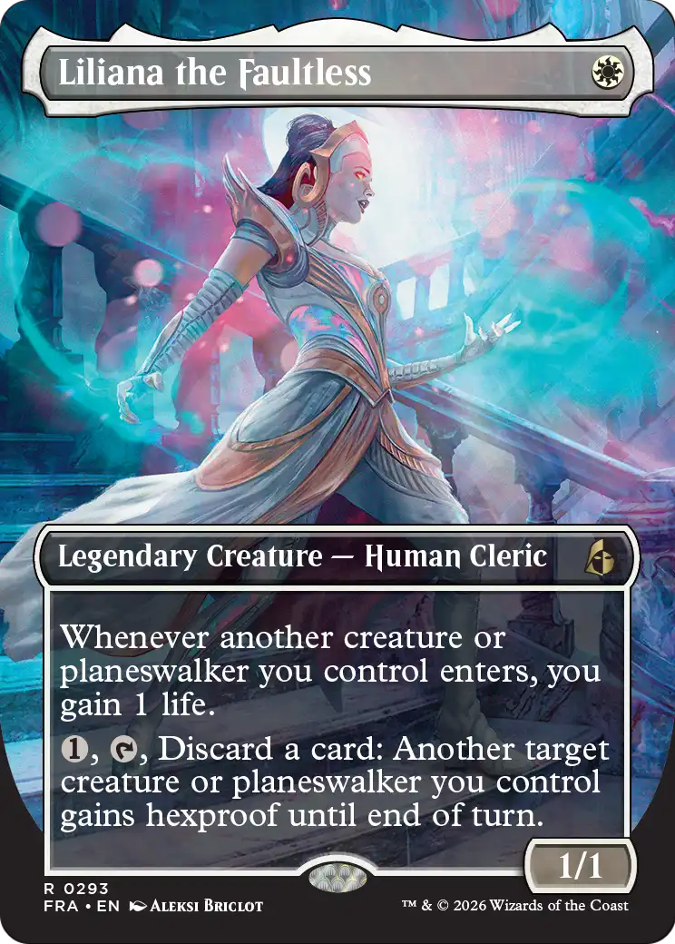 Liliana the Faultless (Borderless) [Reality Fracture] | Total Play