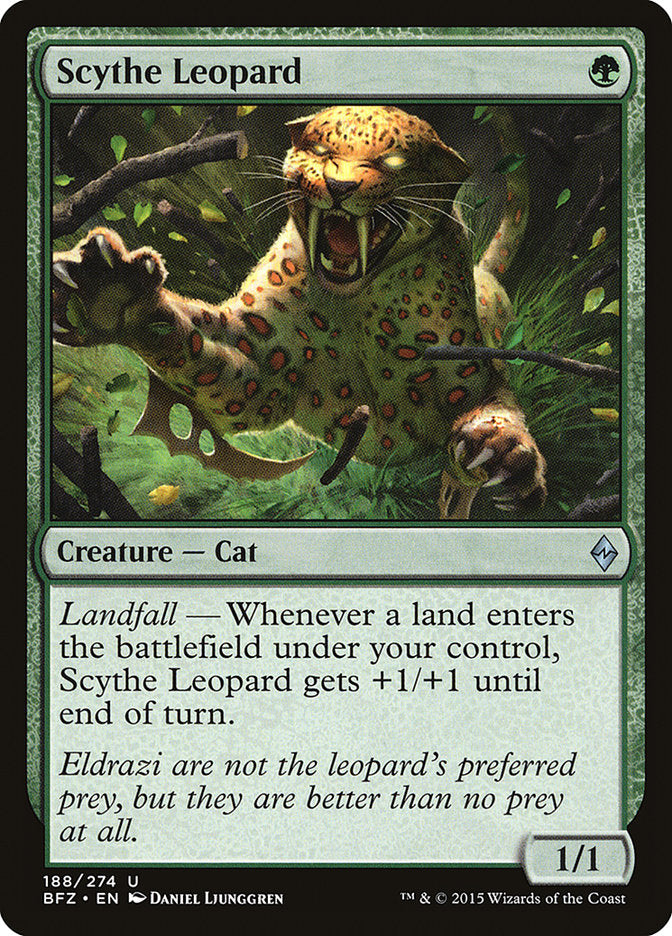 Scythe Leopard [Battle for Zendikar] | Total Play