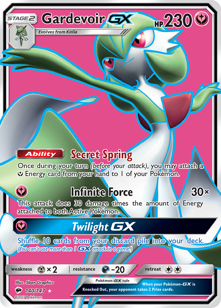Gardevoir GX (140/147) [Sun & Moon: Burning Shadows] | Total Play