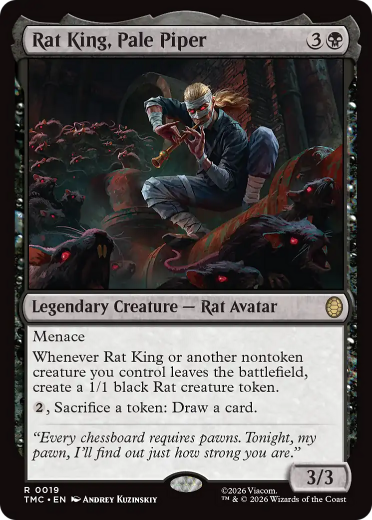 Rat King, Pale Piper [Teenage Mutant Ninja Turtles Commander] | Total Play