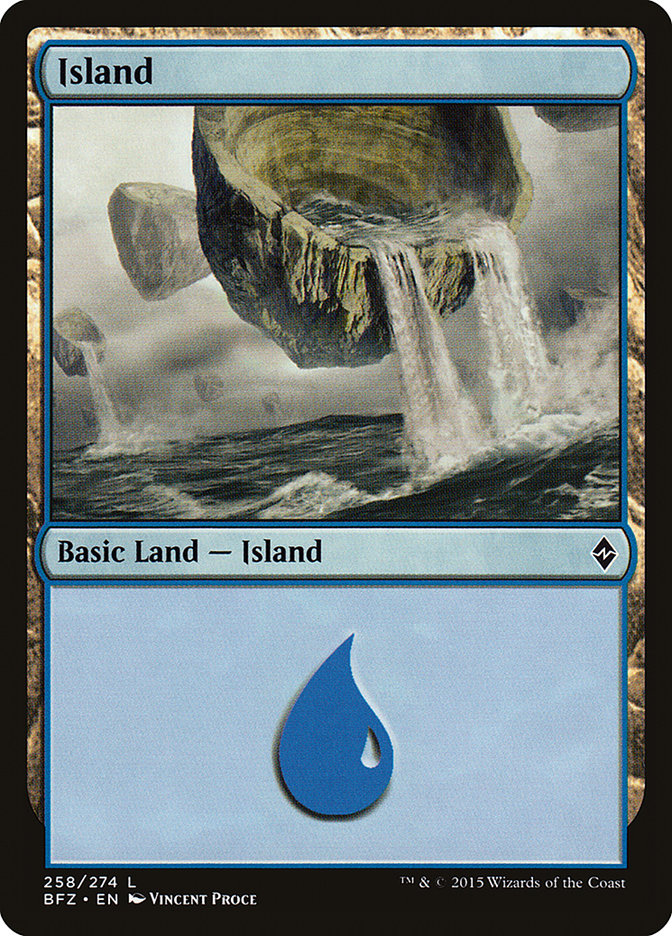 Island (258) [Battle for Zendikar] | Total Play