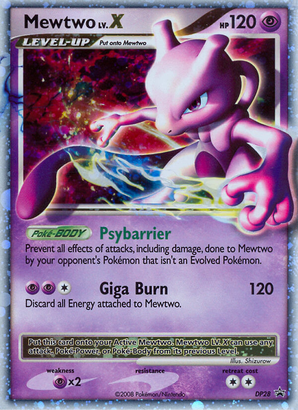 Mewtwo LV.X (DP28) [Diamond & Pearl: Black Star Promos] | Total Play
