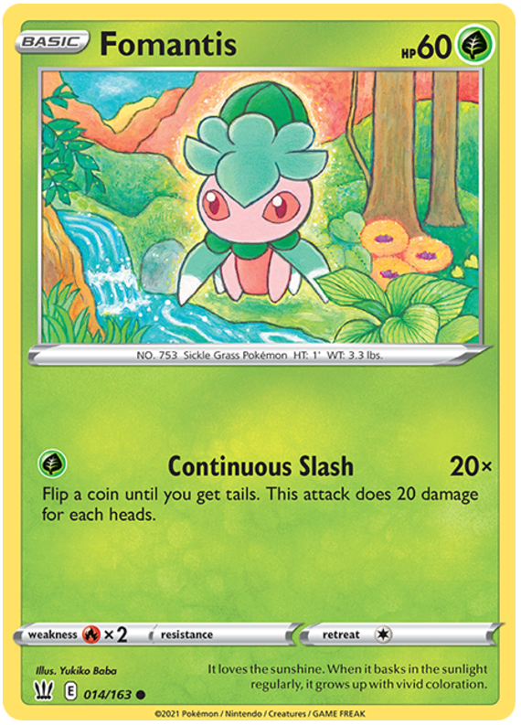 Fomantis (014/163) [Sword & Shield: Battle Styles] | Total Play