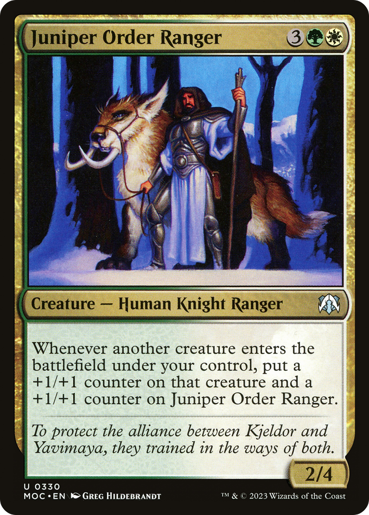 Juniper Order Ranger [March of the Machine Commander] | Total Play