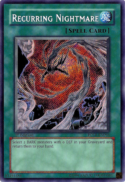 Recurring Nightmare [FOTB-EN066] Secret Rare | Total Play