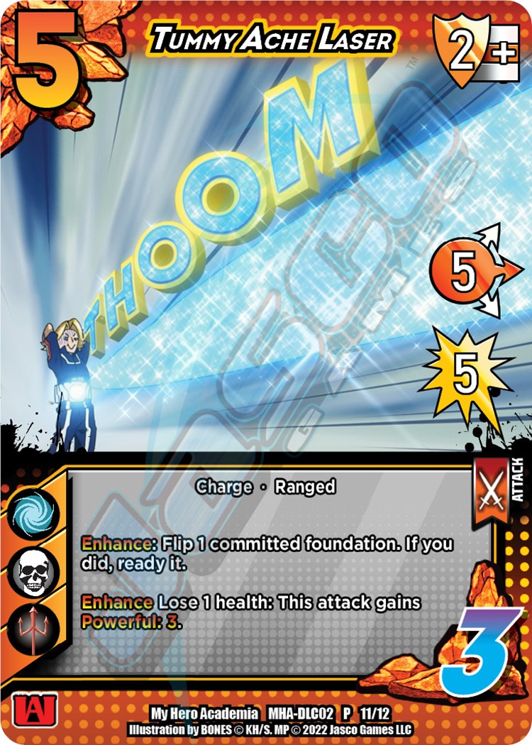Tummy Ache Laser [Deck-Loadable Content Promos] | Total Play
