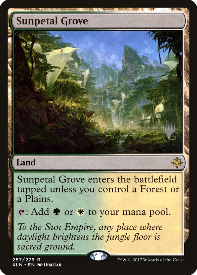 Sunpetal Grove (Promo Pack) [Ixalan Promos] | Total Play