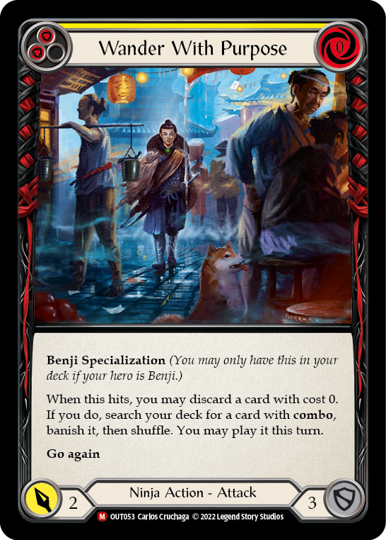 Wander With Purpose [OUT053] (Outsiders)  Rainbow Foil | Total Play