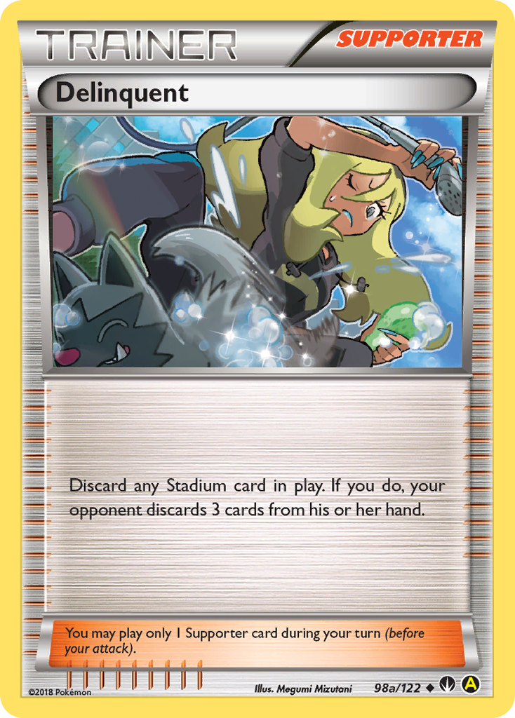 Delinquent (98a/122) [Alternate Art Promos] | Total Play