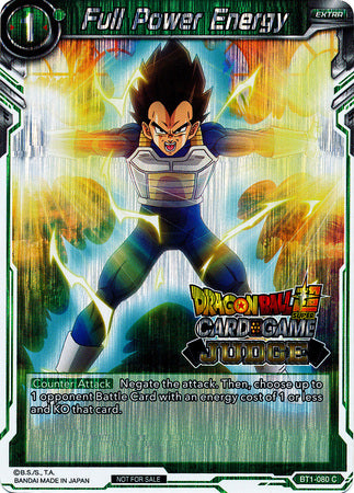 Full Power Energy (BT1-080) [Judge Promotion Cards] | Total Play