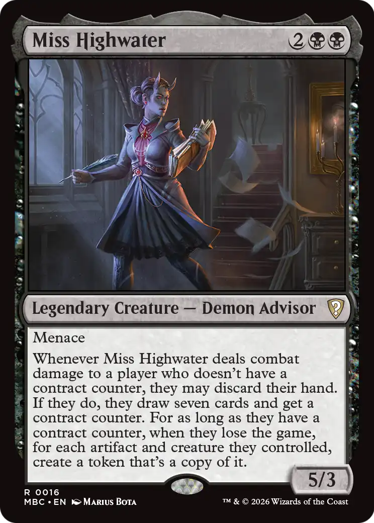 Miss Highwater [Mystery Booster: Commander Edition] | Total Play