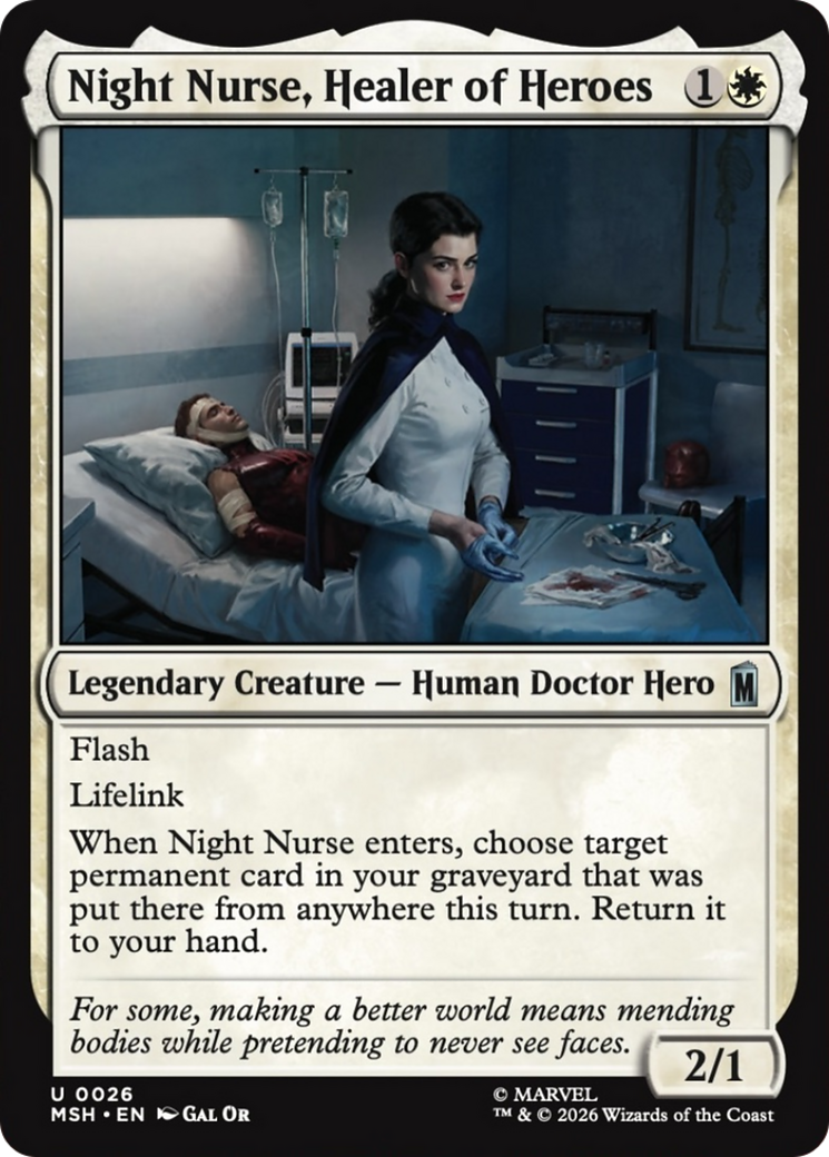 Night Nurse, Healer of Heroes [Marvel Super Heroes] | Total Play