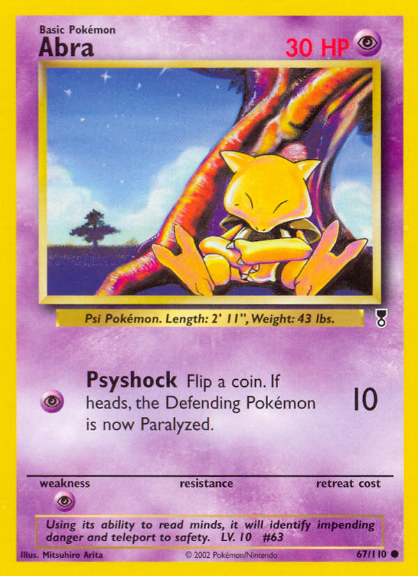 Abra (67/110) [Legendary Collection] | Total Play