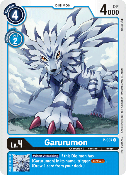 Garurumon [P-007] [Promotional Cards] | Total Play