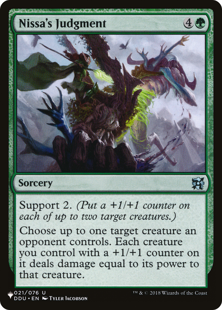 Nissa's Judgment [The List Reprints] | Total Play