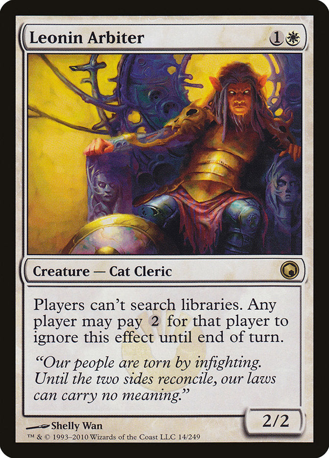Leonin Arbiter [Scars of Mirrodin] | Total Play