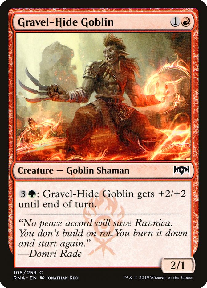 Gravel-Hide Goblin [Ravnica Allegiance] | Total Play