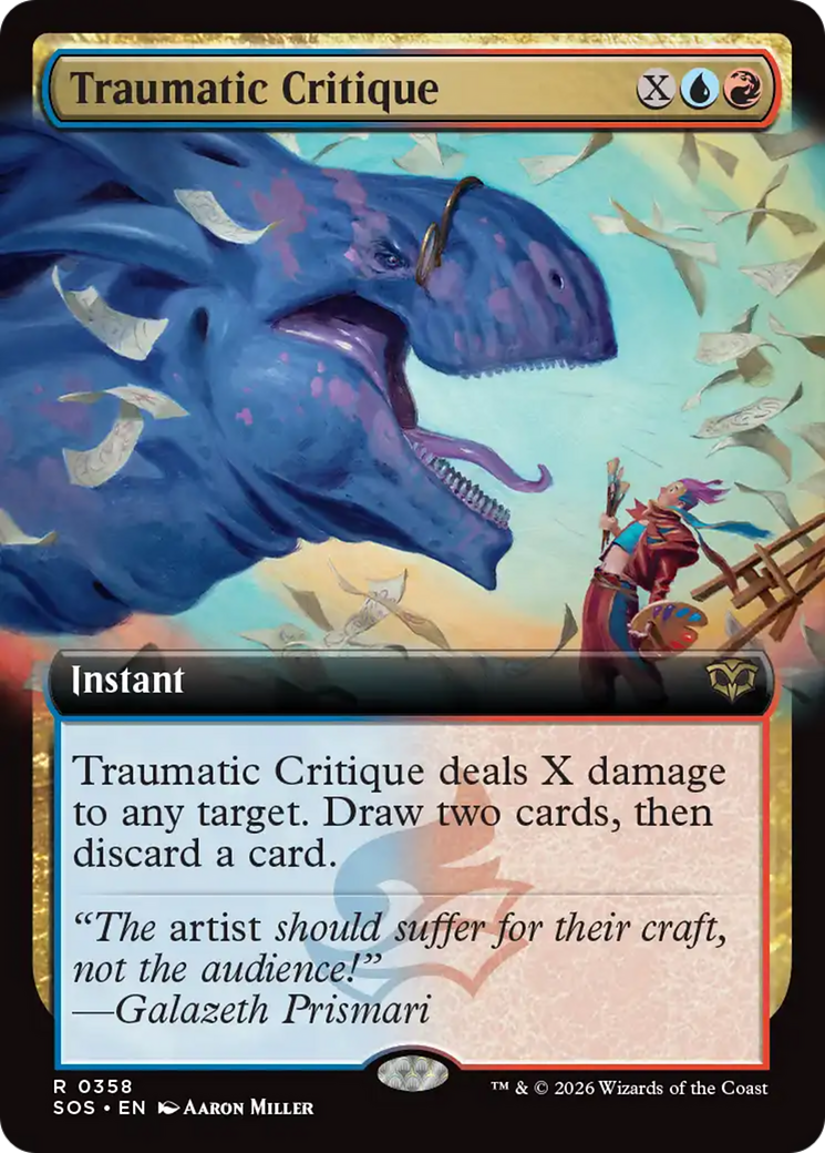 Traumatic Critique (Extended Art) [Secrets of Strixhaven] | Total Play